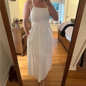 Old Navy White Maxi Dress